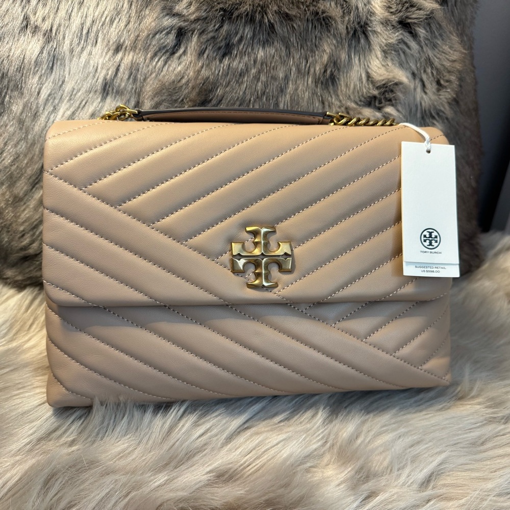 Tory Burch Kira Convertible Quilted Shoulder Bag
